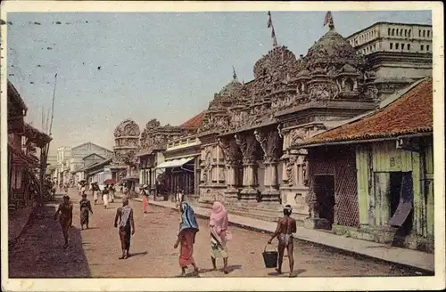 Ak Colombo Ceylon Sri Lanka, Hindu-Tempel