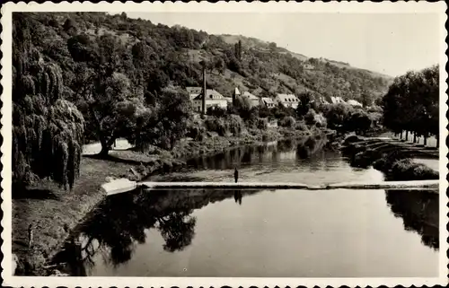 Ak Diekirch Luxemburg, La Sure, Panorama