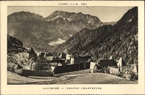 Ak Saint Pierre de Chartreuse Isère, Route des Alpes et du Jura, La Grande Chartreuse