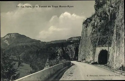 Ak Morez de Jura, Le Turu, et le Tunnel du Tram Morez-Nyon