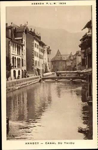 Ak Annecy Haute Savoie, Canal du Thiou