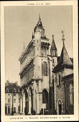 Ak Dijon Côte d'Or, Eglise Notre-Dame