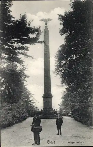 Ak Kleve am Niederrhein, Krieger Denkmal