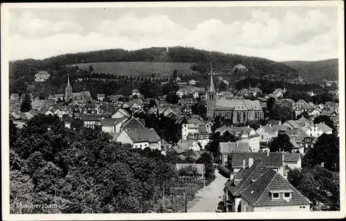 Ak Gummersbach im Oberbergischen Kreis, Ortsansicht, Kirche