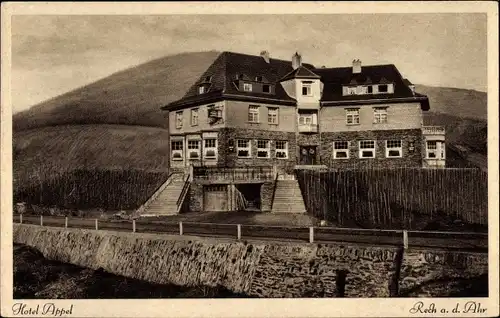 Ak Rech a.d. Ahr, Hotel Appel, Weingroßhandlung, Außenansicht