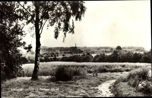 Ak Lochem Gelderland, Gezicht op Zwiepse Molen