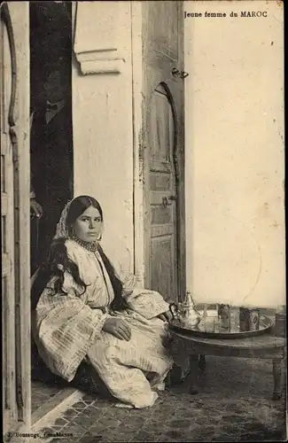Ak Jeune femme du Maroc, Maghreb