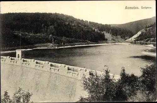 Ak Chomutov Komotau Region Aussig, Talsperre