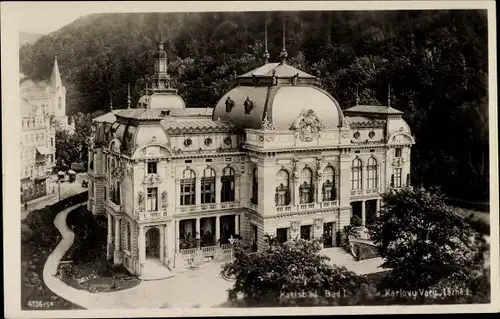 Ak Karlovy Vary Karlsbad Stadt, Bad I., Lazne I., Kurhaus