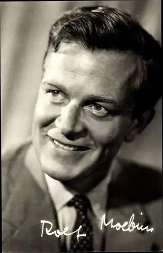 Ak Schauspieler Rolf Moebius, Portrait, Autogramm