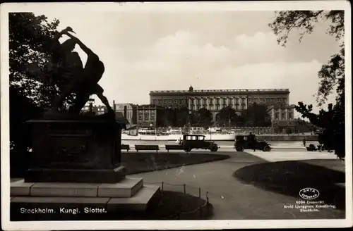 Ak Stockholm Schweden, Kungl. slottet, Schloss