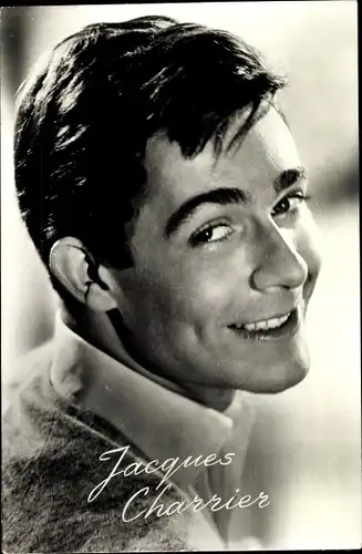 Ak Schauspieler Jacques Charrier, Portrait