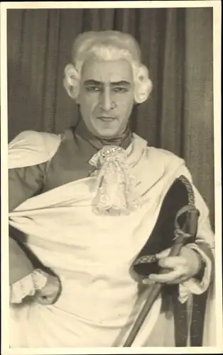 Foto Ak Opernsänger Karl Schmitt-Walter, Portrait