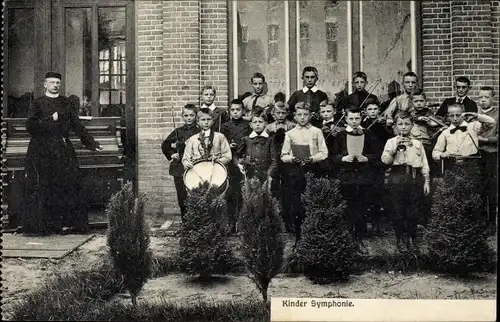 Ak St. Michiels Gestel Sint-Michielsgestel Nordbrabant, Institutt Huize Ruwenberg, Kinder Symphonie