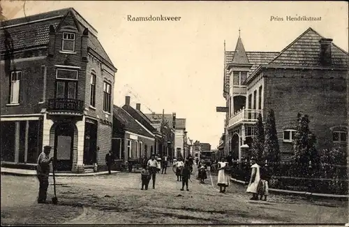 Ak Raamsdonksveer Nordbrabant, Prins Hendrikstraat