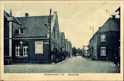 Ak Alverskirchen Everswinkel in Westfalen, Neustraße