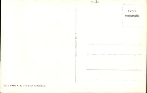 Ak Middelburg Zeeland Niederlande, Lange Jan