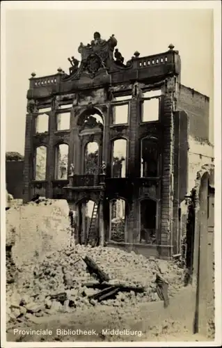 Ak Middelburg Zeeland Niederlande, Provinciale Bibliotheek