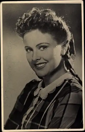 Ak Schauspielerin Dora Komar, Portrait, Autogramm