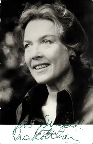 Ak Schauspielerin Eva Kotthaus, Portrait, Autogramm