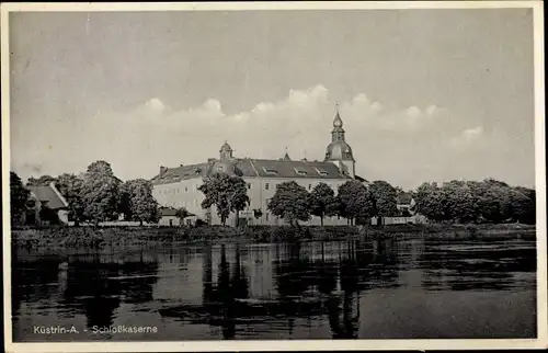 Ak Kostrzyn nad Odrą Cüstrin Ostbrandenburg, Schlosskaserne