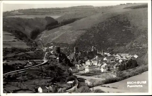 Ak Esch sur Sure Esch an der Sauer Luxemburg, Panorama