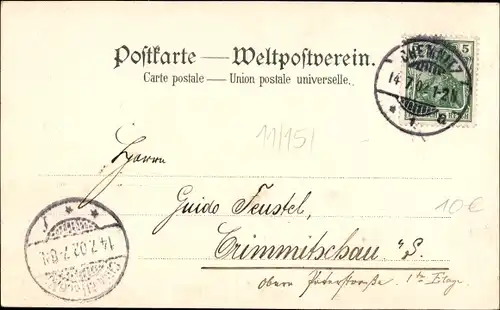 Litho Dampfer Prinzess Irene, Norddeutscher Lloyd Bremen, Frau in Tracht