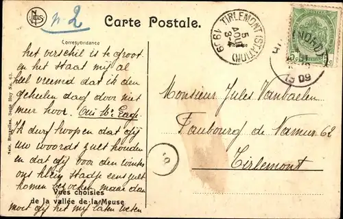 Ak Huy Wallonien Lüttich, Panorama