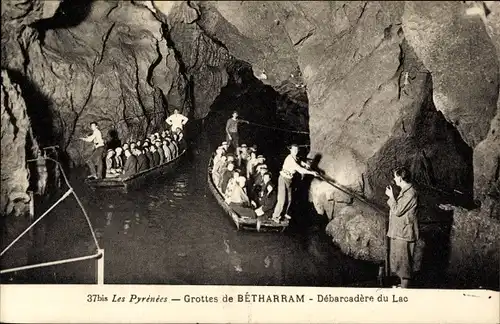 Ak Bétharram Pyrénées-Atlantiques, Grottes de Bétharram, Debarcadere du Lac