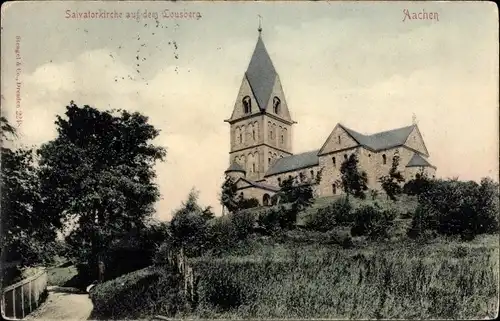 Ak Aachen in Nordrhein Westfalen, Salvatorkirche auf dem Lousberg