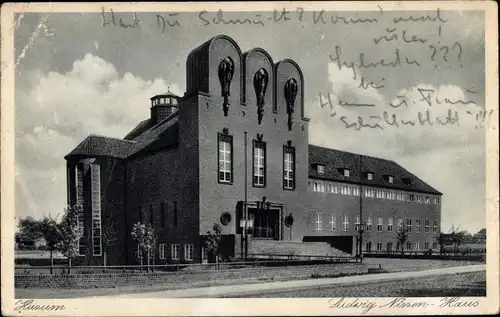 Ak Husum Nordfriesland, Ludwig Nissen Haus