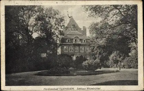 Ak Ritzebüttel Nordseebad Cuxhaven, Schloss Ritzebüttel, Außenansicht