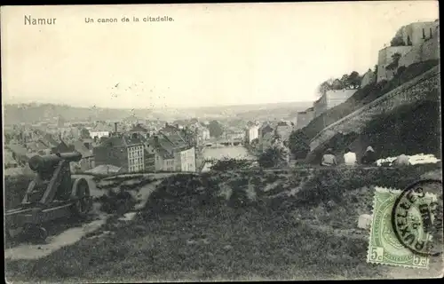 Ak Namur Wallonien, Un canon de la Citadelle