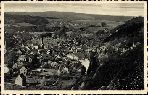 Ak Ründeroth Engelskirchen im Oberbergischen Kreis, Panorama, Kirchturm