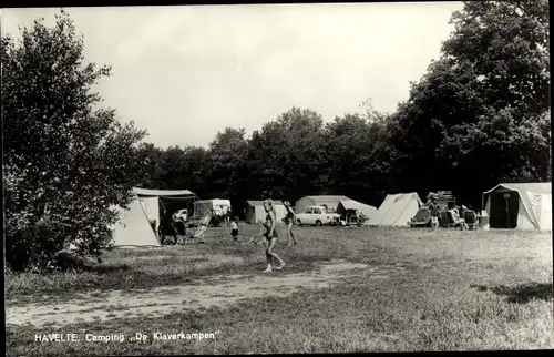 Ak Havelte Drenthe Niederlande, Camping de Klaverkampen