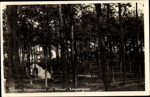 Ak Lunteren Ede Gelderland, Kampercentrum de Wildwal, Kampeeterrein