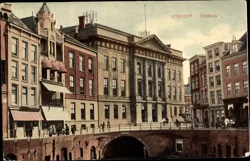 Ak Utrecht Niederlande, Stadhuis