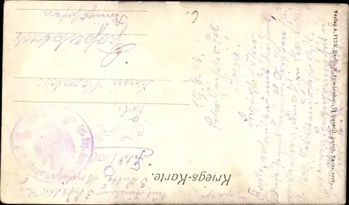 Vexier Ak Generalfeldmarschall Paul von Hindenburg, Portrait