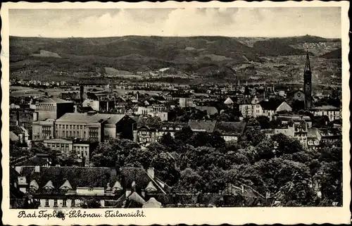 Ak Teplice Šanov Teplitz Schönau Region Aussig, Teilansicht