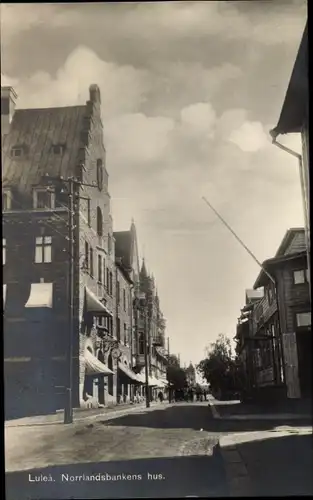 Ak Lulea Schweden, Norrlandsbankens hus