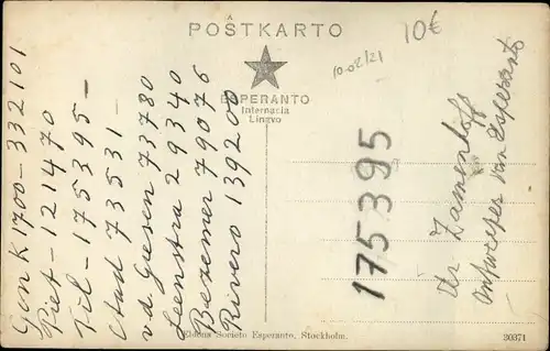 Ak Ludwik Lejzer Zamenhof, Augenarzt, Begründer des Esperanto, Portrait