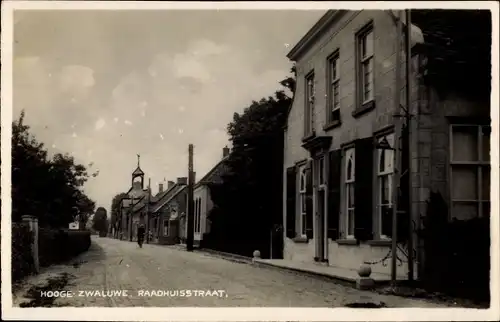 Ak Hooge Zwaluwe Nordbrabant, Raadhuisstraat