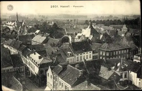 Ak Hasselt Flandern Limburg, Panorama