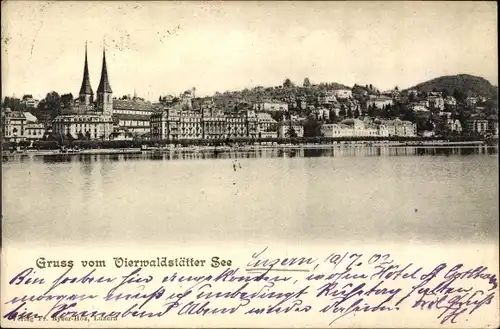 Ak Vierwaldstättersee Kanton Uri, Panorama