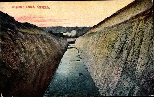 Ak Oregon USA, Irrigation Ditch