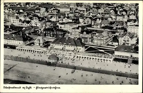 Ak Westerland auf Sylt, Fliegeraufnahme