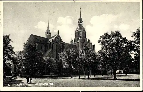 Ak Stralsund in Vorpommern, Marienkirche