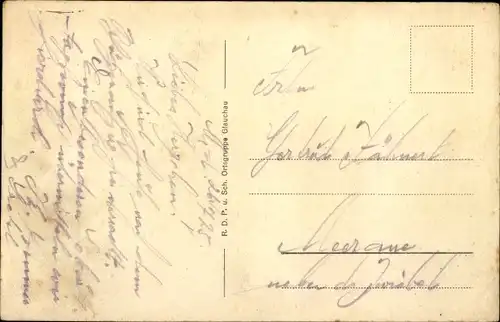 Ak Glauchau in Sachsen, Gründelteich, Schwäne