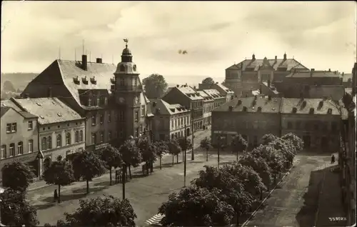 Ak Treuen im Vogtland, Marktplatz