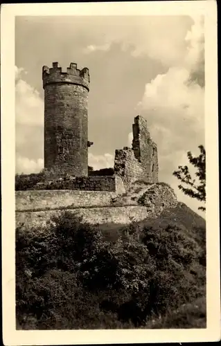 Ak Mühlberg Thüringen, Drei Gleichen, Ruine Mühlburg